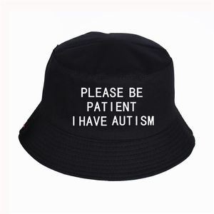 ベレー帽は我慢してください私は自閉症の手紙を印刷しました