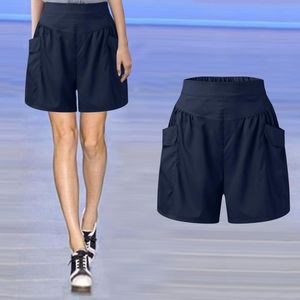 Wholesale women athletic shorts resale online - Women s Pants Capris Denim For Women Womens Shorts Solid Elastic Waist Pocketed Sweat Comfy Athletic CasualWomen s