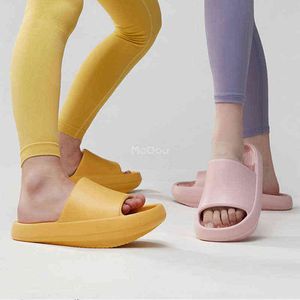 Pantofole Mo Dou New Summer Pantofole dimagranti Donna Perdono peso Forma Body Shoes Indoor Outdoor Heel and Toe Walking Race Sandali Uomo 220428