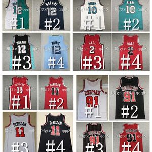 Na85 Ja 12 Morant 2 Lonzo Ball Zach 8 Lavine Mike 10 Bibby NCAA Jersey de basquete Alex Caruso Derrick 1 Rose DeMar DeRozan 23 Michael Dennis 91