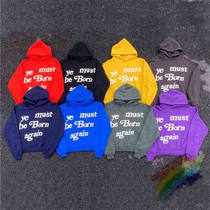 CPFM Ye tekrar doğmalı Hoodie Erkekler Kadın En İyi Kalite Kazak Sweatshirt Hood T220802