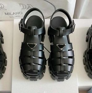 2022 najnowszy projektant sandały z gumy piankowej Monolith podeszwy czarne białe puste buty wygodne śliczne buty babci Mary Jane rozmiar 35-41