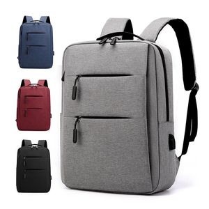 Backpack Men Business Casual Oxford Cloth Large-Capacity Stylish Multifunctional USB Charging Computer Teenager Laptop Bag