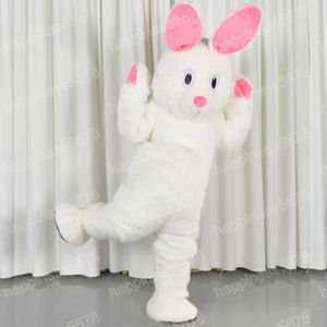 Performance White Rabbit Mascot Costumes Christmas Cartoon Character Outfits Suit Birthday Party Halloween Outdoor Outfit Suit