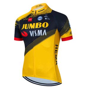 Wholesale shirt ciclismo for sale - Group buy Jumbo Visma Cycling Jersey Men Aero Bicycle Jersey Lightweight Mtb Seamless Process Bike Cycling Clothing Shirt Maillot Ciclismo