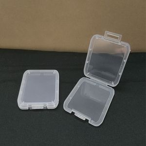 mini Transparent PP plastic packing box small flat cross border plastic storage packaging boxex wholesale