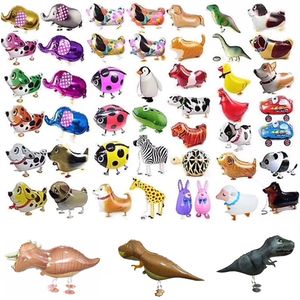 Party Favor Pet Aluminiumfolie Ballongfilm Födelsedag Partys Dekoration Walking Pet Animal Balloons Julklapp Barn leksak ZC1034