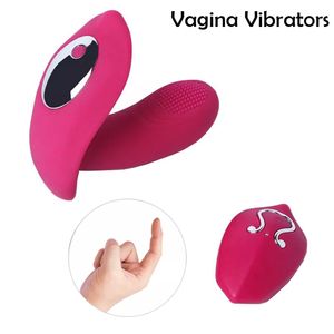 Mutandine indossabili del telecomando vibratore di dildo per donne 10 modalità stimolatore a g-spot clitoride vagina massaggiatore sexy giocattoli sexy