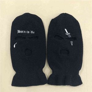 Beanie/Kafatası Kapakları Göz delikleri Kayak Yüz Maskesi Balaclava Sıcak Beanies Kişiselleştirilmiş EM T220823