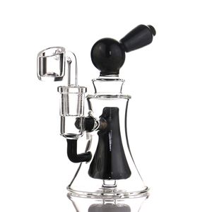 Hookahs 5.7Inch mini Dab Rig Colorful Thick water pipes glass Tobacco bong 14mm Joint Oil Rigs With 4mm Quartz Banger water pipe