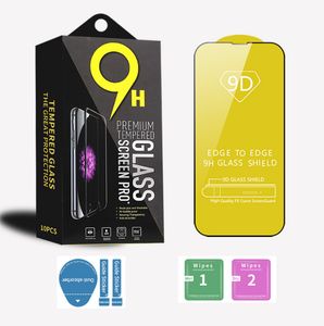 9H screen protector for iPhone 1211 Pro Max XS XR 7 8 Plus LG stylo 60.33mm with paper box