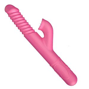 Wholesale cool sex toys for sale - Group buy Sex Toys Massager Vibrator Women s Masturbation Device Hi Cool Vibrating Rod Telescopic Swing Heating Adult Tongue Licker Fun Pulling and Inserting