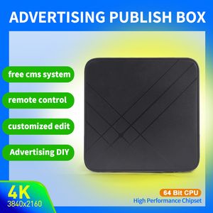 Box-Menü großhandel-4K Android Digital Signage Media Player Box Werbemenü für das Restaurant CMS System Remotey Control veröffentlichen