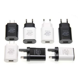 Universal USB Wall Charger Full 2A Портативные путешествия домашнее зарядное адаптер Eu US UK Plug for Commutphones