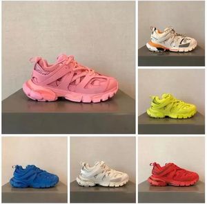 Designer Casual Shoes Paris Fashion Triple s Track 3.0 Ice Pink Blue White Orange Black Men Women Sneakers Trainer Lime Red Metallic Silver Luxury Trainers