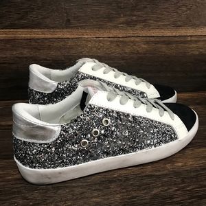 Golden New Release Fashion Women Super Star Sneakers Italienska Skor Sequin Klassisk Vit Do-Old Dirty High Quality Designer Shoe