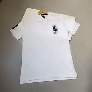 Polos Fashion Designer Mens Shirts Men Short Sleeve Cotton T Original Single Lapel Jacket Sportswear Jogging S Suit Breathable Design111s