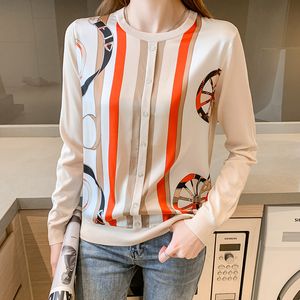 Women's Hoodies Sweatshirts Korean Style Casual Sticked Fashion Women's Shirts Printing Spring Autumn Female Tops 230206