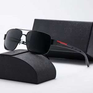Nova moda óculos de sol para homens designer de verão tons ovais óculos polarizados preto vintage óculos de sol grandes de mulheres óculos de sol masculinos com caixa