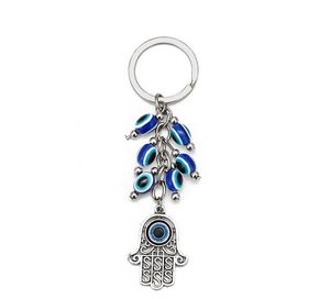 Animal Butterfly Turtle Elephant Evil Eyes Keychain Key Chain Glass Blue Eye Pendant Ornament Key Ring