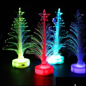 Articoli di novità Decorazioni per la casa Giardino Ornamento di Natale luminoso Plastica Led illumina l'albero di Natale per la decorazione Forniture che si illuminano al buio 1 6