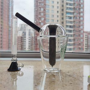 Rury palenia Klasyczna nowa ręka Bong Made Dab Rig Cup Type 14.4 mm Bongs Bongs