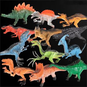 Wholesale mini plastic animal toys resale online - Science Discovery Factory direct selling Mini Dinosaur plastic toy model simulation dinosaur Dolls animal toys Boy Gift