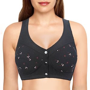 حمالة صدر للنساء الأسلاك الحرة القطن الداخلي الإغلاق SSIERE Lingerie Lingerie BUST BUST 48 50 52 B C CUP 220511