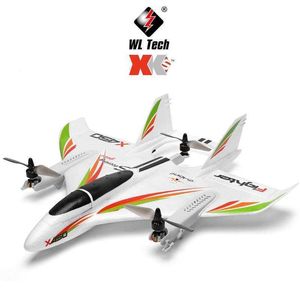 WLTOYS XK X450 RC Aircraft 2.4G 6ch Fixed Wing Glider 3 Power Flight Lägen Vertikala start Landing Brushless Helicopter