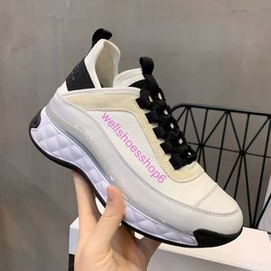 41 size Women Platform Sneakers shoes lady tide girls increased Thick Bottom Sport Sneakers Genuine Leather Chunky Sneaker Trainers