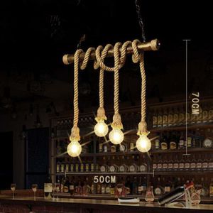 Pendant Lamps Rope Lamp Base E27 Dining Room Canteen Restaurant Coffe Shop Home IndoorPendant
