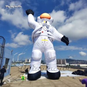 Publicidade ao ar livre Astronauta inflável de 6m Figura piloto Modelo de ar Balão de sopa espacial para museu aeroespacial Evento