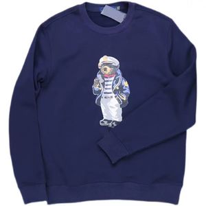 Toptan Yeni Ayı Kırmızı Kapşonlu Erkekler Yüksek Kalitesi Artı Boyut Giyim Sweatshirt Baskılı Ayı Erkekler Uzun Kollu T-Shirt Avrupa ve Amerika Normal Boyut S-XXL