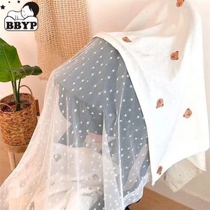 Baby Stroller Cover Breathable Mesh Mosquitoes Net Gauze Sunshade Windshield Sunscreen Curtain 130 x 100cm 220531