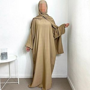 Этническая одежда Абая Дубай Турция Мусульманское платье-хиджаб Марокканский кафтан для женщин Исламская молитвенная одежда Джилбеб Халат Longue Priere AbayaEthnic
