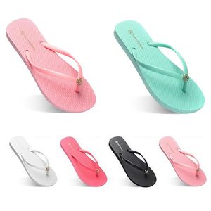 5sku-1 style33 fashion Slippers Beach shoes Flip Flops womens green yellow orange navy bule white pink brown summer sport sneaker 35-38-39