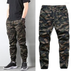 Moda Streetwear Uomo Jeans Loose Fit Pantaloni cargo casual Pantaloni mimetici Harem Hombre Pantaloni hip-hop da uomo1