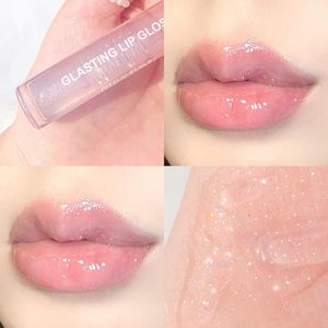 NEU Mirror unny Wasser-Lipgloss-Glasur, transparentes Glas-Lippenöl, wasserdicht, langlebig, flüssiger Lippenstift, Lipgloss, Lippenkosmetik in großen Mengen, wasserglänzendes Lippenöl, Feuchtigkeitscremes