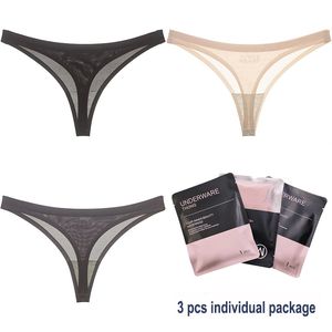 3 PCS Satin panties for girl Woman crotchless panties Fitness Girls Luxury Sexy Seamless Sex String Low Waist Sporty Women womens Underwear Cotton Female Lingerie