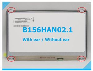 Monitors B156HAN02.1 15.6" 1920 1080 FHD EDP 30 Pins Laptop LCD Screen Matte Replacement Panel With Ear Without EarMonitors MonitorsMon