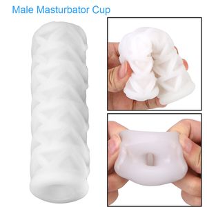 IKOKY Deep Throat Male Masturbator Cup TPE Blow Job Erotic Realistic Vagina Oral Mouth sexy Toys For Men sexyy Adult Products