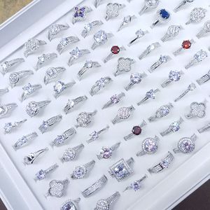 Quadratische Zirkonia Ehering Ringe für Frauen Modeschmuck Gold Verlobungsringe Weibliche Anel Geschenkzubehör