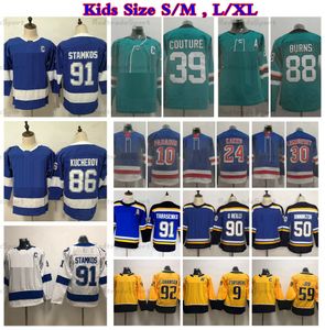 Barn Vladimir Tarasenko O'Reilly Binnington Hockey''nhl Jerseys Steven Stamkos Kucherov Brent Burns Logan Couture Kakko Panarin Lundqvist