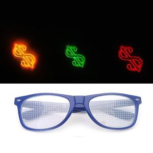 Sunglasses 2022 Dollar Shaped Effect Glasses Watch The Lights Change Image Heart Diffraction At Night For Women