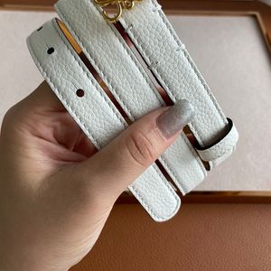 Madrid Brand Lof We Belt for Women Width 20 Mm Lady Lady Belts Calfskin Titanium Steel Belt Boxle الرسمية المتماثلة ذات جودة عداد الخصر هدية رائعة