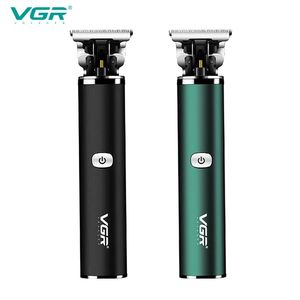 VGR Style Electric Hair Clipper Gravering T -format blad USB -uppladdningsbart metallvattentät V 272 220712