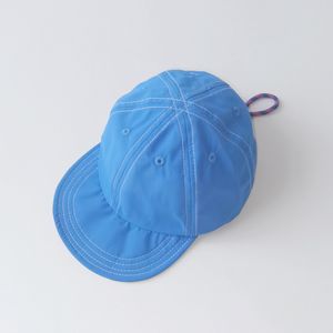 Düz renkli bebek beyzbol şapkası bahar yaz ayarlanabilir bebek kız erkek vizör şapka açık yumuşak hızlı kuru rahat çocuk güneş kapakları 220611