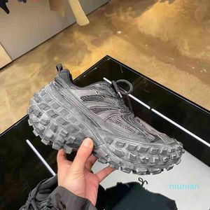 2022 Spring Tank Shoes Tire Shoes Men's and Women's Thick Soled Casual Shoes