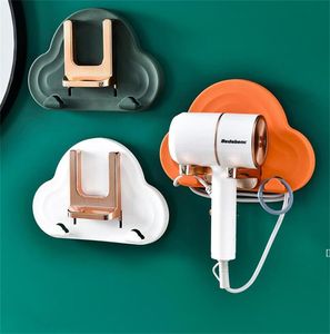 Wholesale Bathroom Shelves Adjustable Hair Dryer Holder Wall Mount Self Adhesive Blow Fit CCB15507