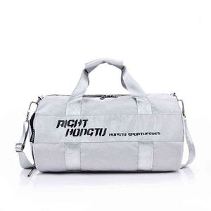 Bolsas de muffle fitness saco de esportes a curta distância masculina nadando bagagem de mão feminina um ombro de grande capacidade Viagem Bolsa de publicidade 220707